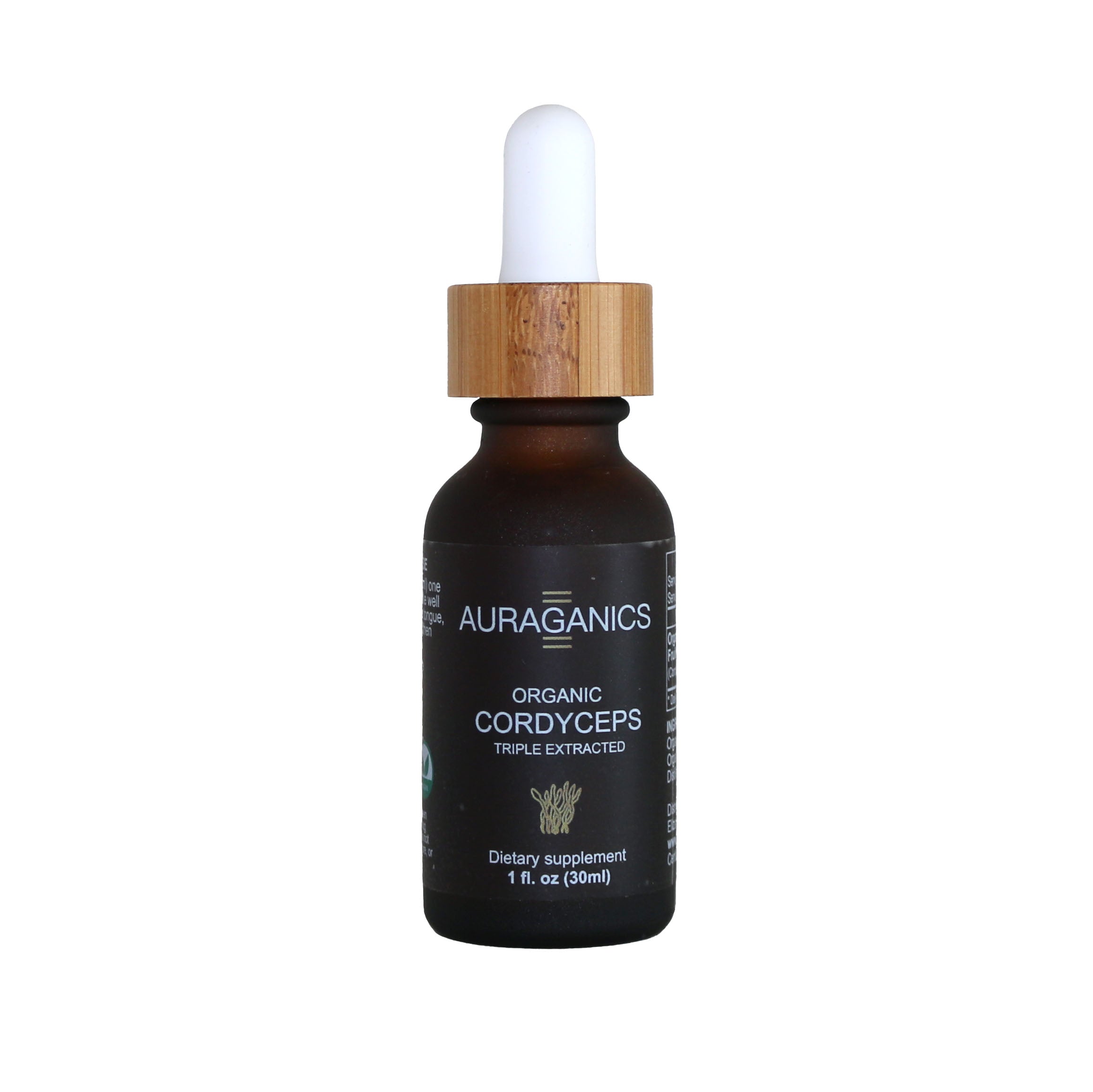 Auraganics Organic Cordyceps Fruiting Body Tincture