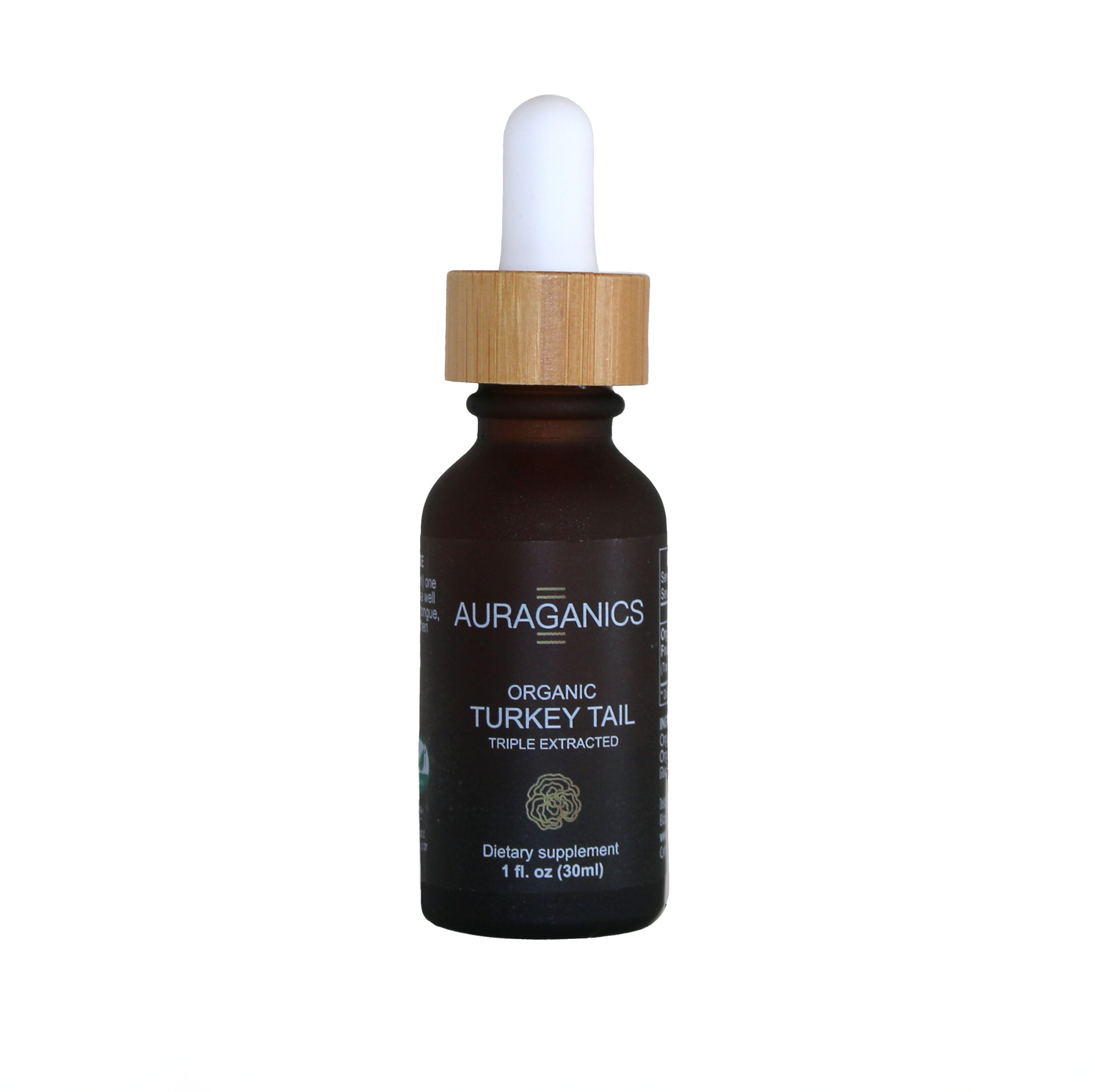 Auraganics Organic Turkey Tail Fruiting Body Tincture